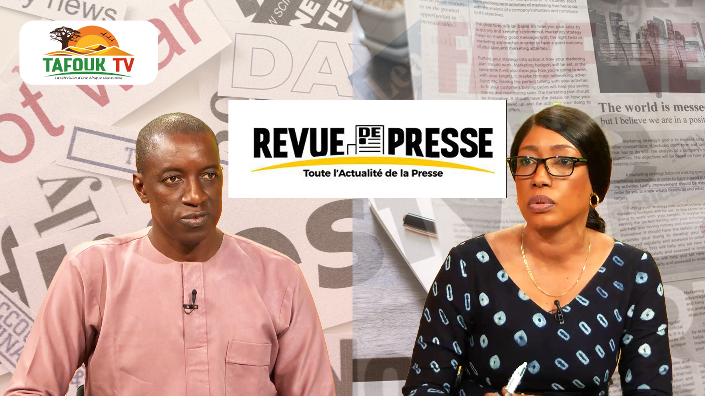 FADIMA MAIGA déballe la Une des médias ! | Revue de Presse
